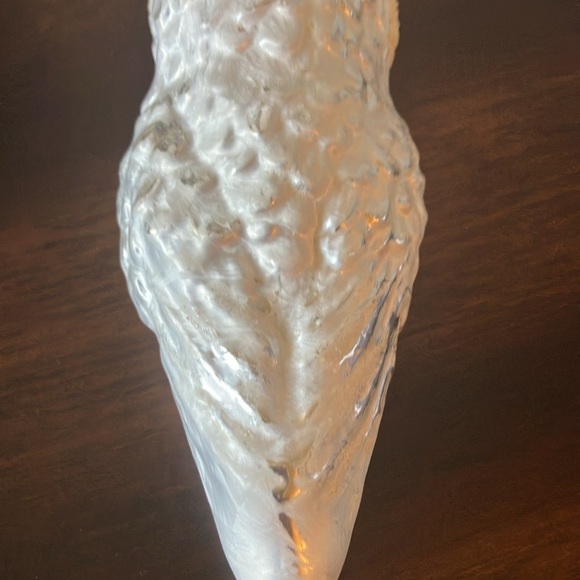 Vintage: Snowy White Owl-Clip On Glass-Ornament - Picture 9 of 16